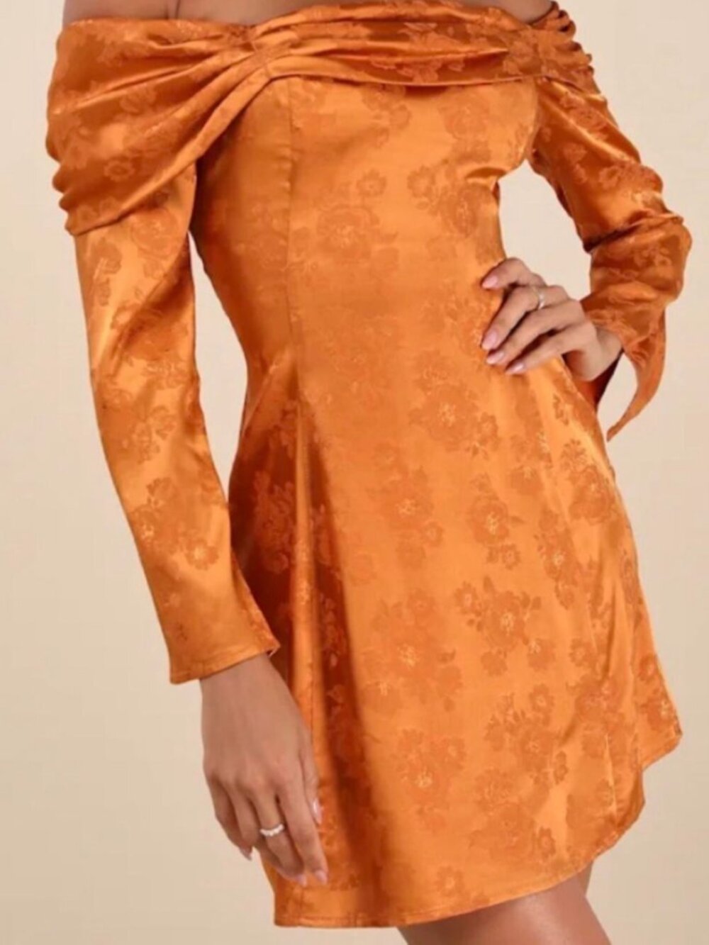 Lulus Women's Orange Dress - XL
